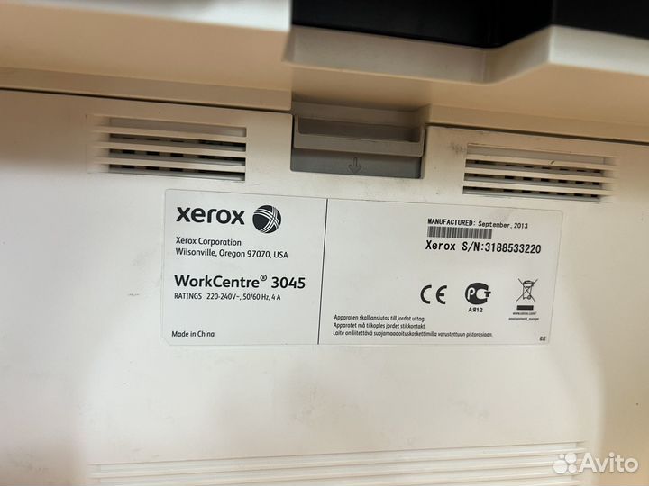Принтер лазерный мфу xerox WorkCentre 3045