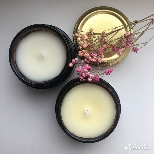 Набор ароматических свечей, 2 шт. по 50 мл