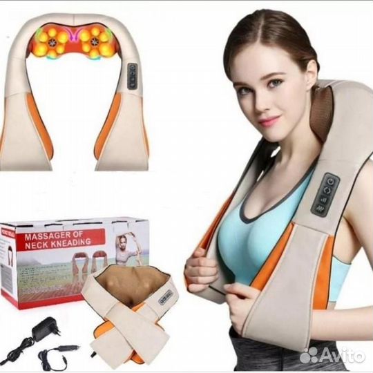 Массажер роликовый для шеи Neck Kneading MS-090