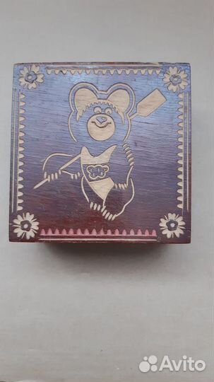 Шкатулка. Олимпийский Мишка. Олимпиада-80