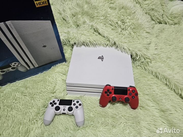 Sony PS4 PRO 1tb white Edition 3 ревизия