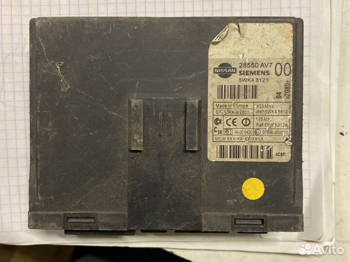 Блок управления модуль комфорта nissan primera p12