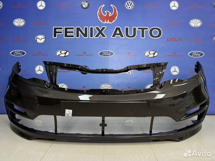 Бампер передний Kia Rio 3 с 15-17 г. Коричневый