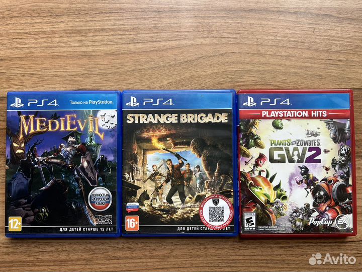 Игровые диски на ps4