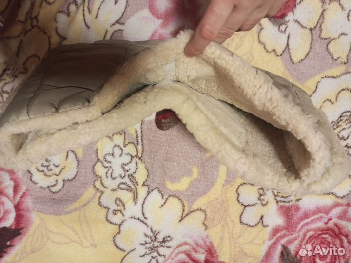 Конверт зимний в коляску и муфта