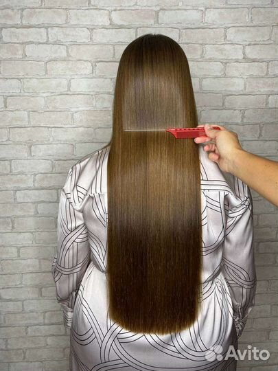 Кератиновое выпрямление волос