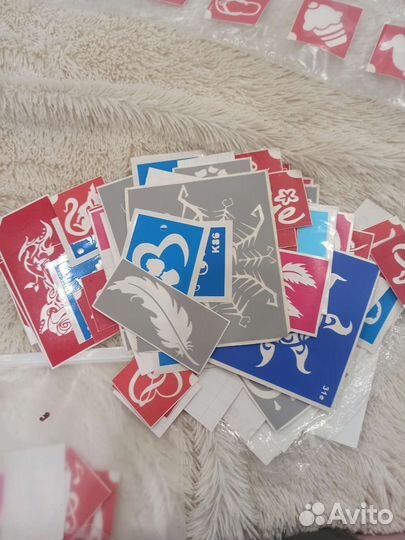 Трафареты для блеск тату