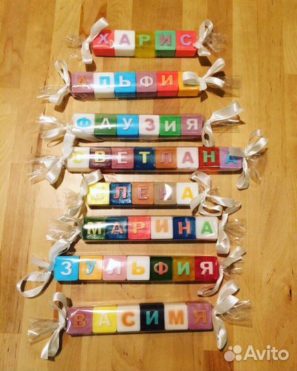 Мыло ручной работы «Имена»