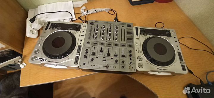 DJ комплект Pioneer DJM 600 и пара CDJ 800 mk2