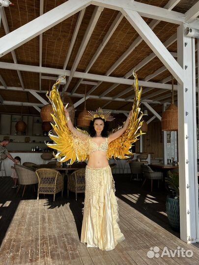 Крылья ангела золото