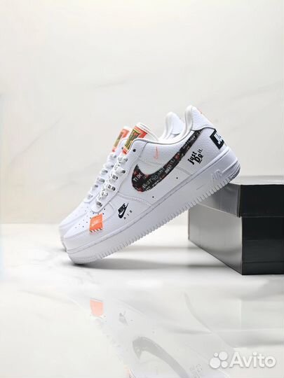 Nike Air Force 1 Low Just Do It Pack White Black