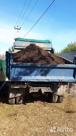 Привоз чернозема на дачу, песок, навоз, перегной