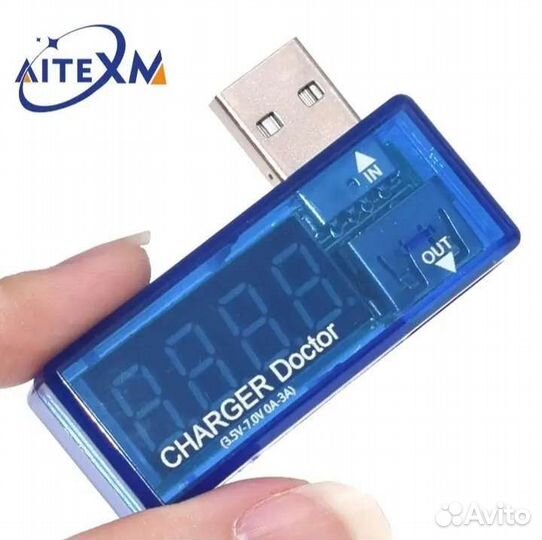 USB тестер, зарядное устройство