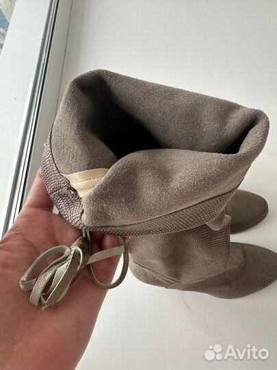 Сапоги женские натуральная кожа 38 размер весна