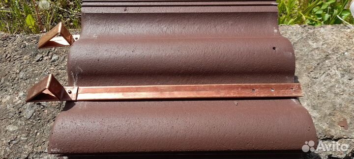 Снегозадержатель медь, скоба снегозадержания