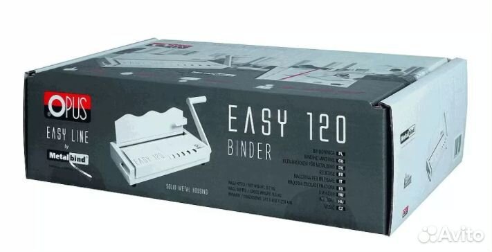 Металбинд переплетчик Easy-120, новый