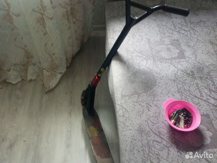 Велосипед на запчасти и самокат