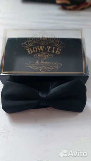 Черная винтажная шелковая бабочка Германия