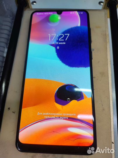 Оригинальный модуль в рамке samsung a315 (a31)