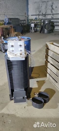 Печь на отработанном масле для теплиц