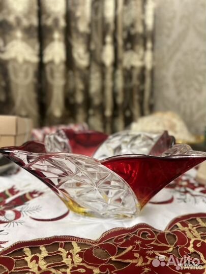 Ваза цветное стекло