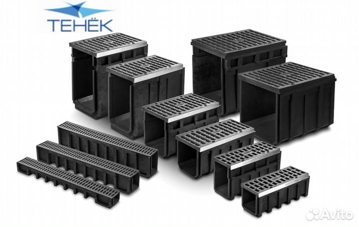 Пластиковые водоотводные лотки