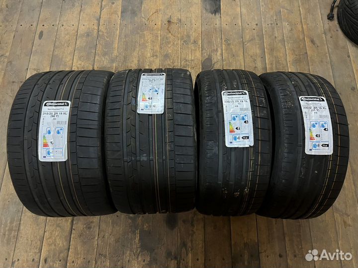 Continental ContiSportContact 6 235/35 R19 и 315/25 R19 91Y