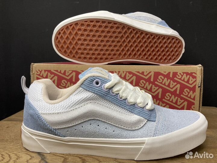 Кеды Vans knu skool голубые