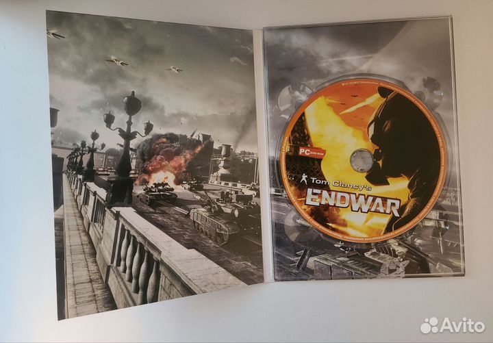 Pc dvd диск с игрой Tom Clancy's Endwar