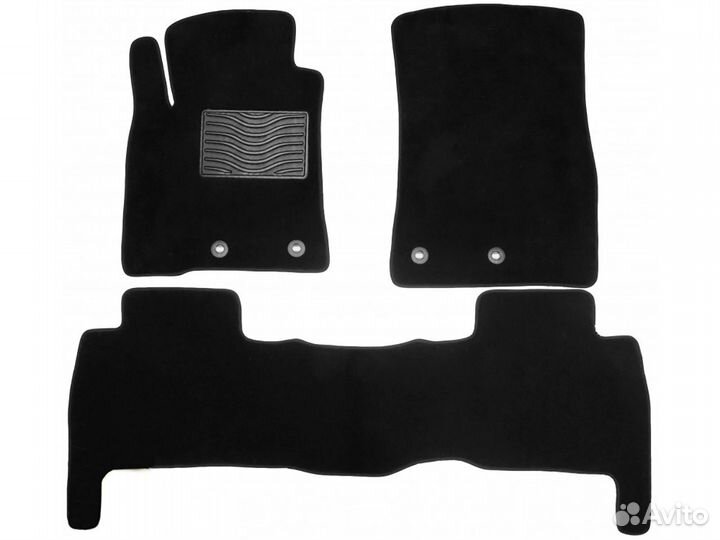 Коврики в салон Toyota Land Cruiser 200 ворсовые