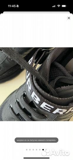 Кроссовки burberry