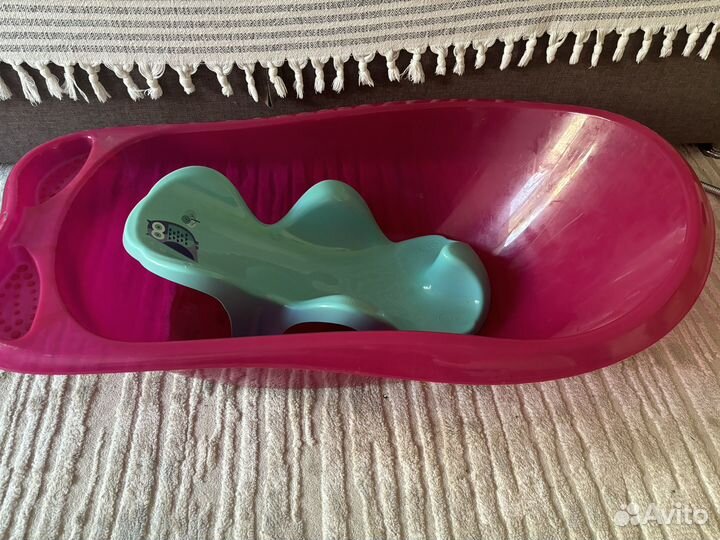 Ванночка для купания с горкой