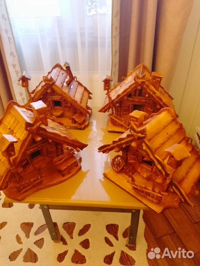 Деревянный домик скворечник