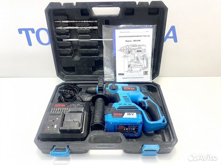 Ккумуляторный перфоратор toua dblh180-a