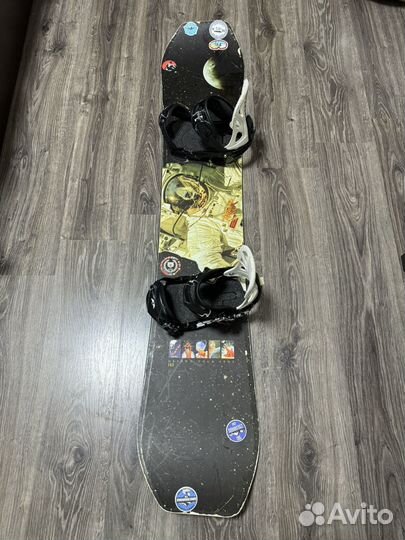 Сноуборд 153 terror с креплениями