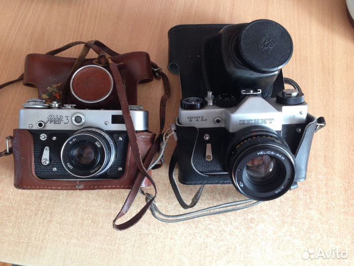 Плёночные фотоаппараты: Зенит TTL и фэд3