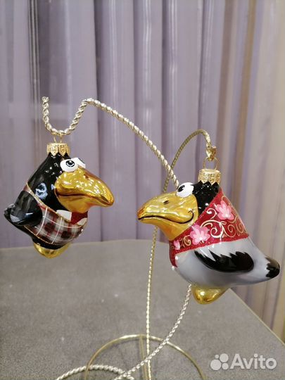 Елочные игрушки Ариель Вороны