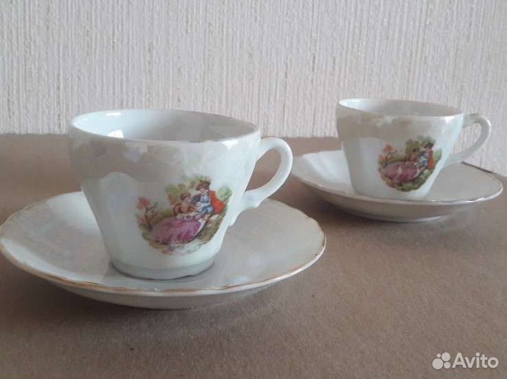 Кофейная пара Фарфор Япония 1970/80-е годы