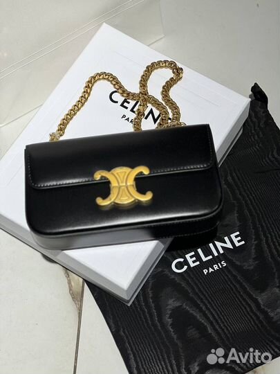 Сумка Celine Triomphe с цепочкой