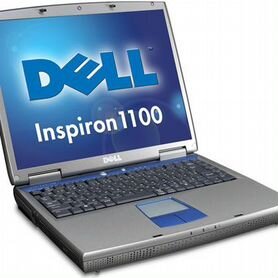 Рабочий ноутбук Dell Inspiron 1100, Pentium 4