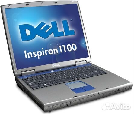 Рабочий ноутбук Dell Inspiron 1100, Pentium 4