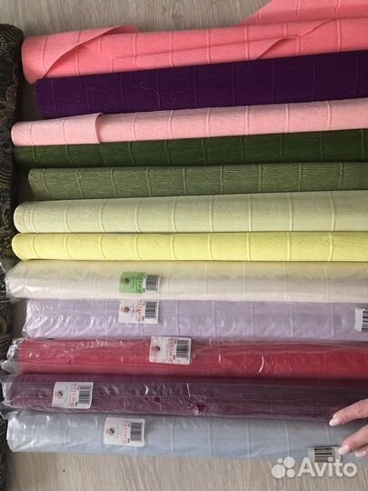 Креп-бумага для свит-дизайна