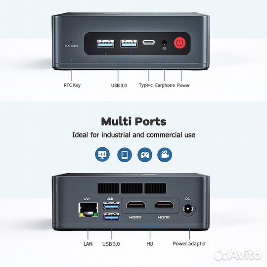 Неттоп (Мини пк) Beelink U59v2 Intel/8GB/SSD120GB