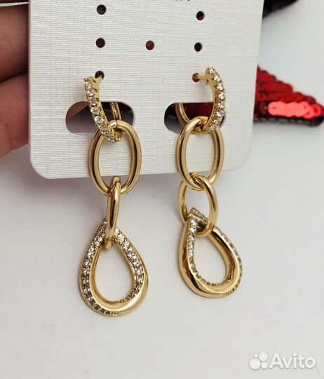 Серьги из медицинской стали