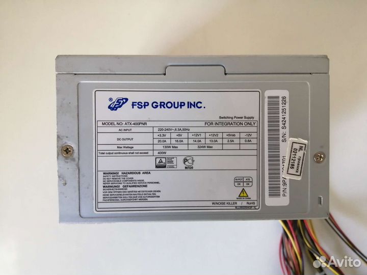 Блоки Питания FSP Group / 400w / 300w