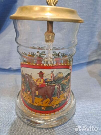 Кружки пивные стеклянные