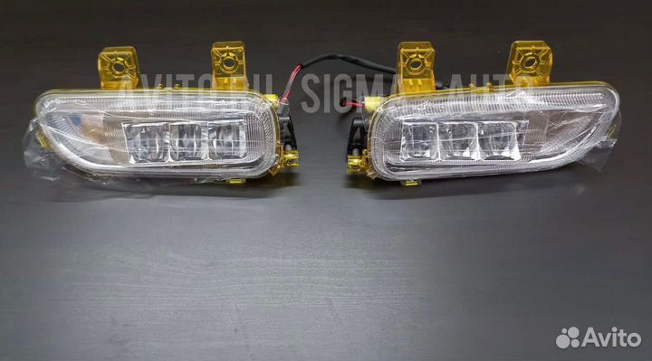 Диодные птф LED Mercedes axor,камаз-5490,комплект