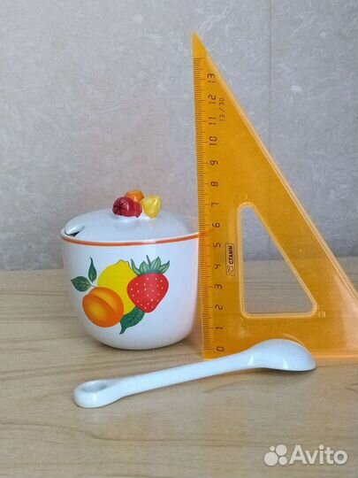 Горчичница с ложкой