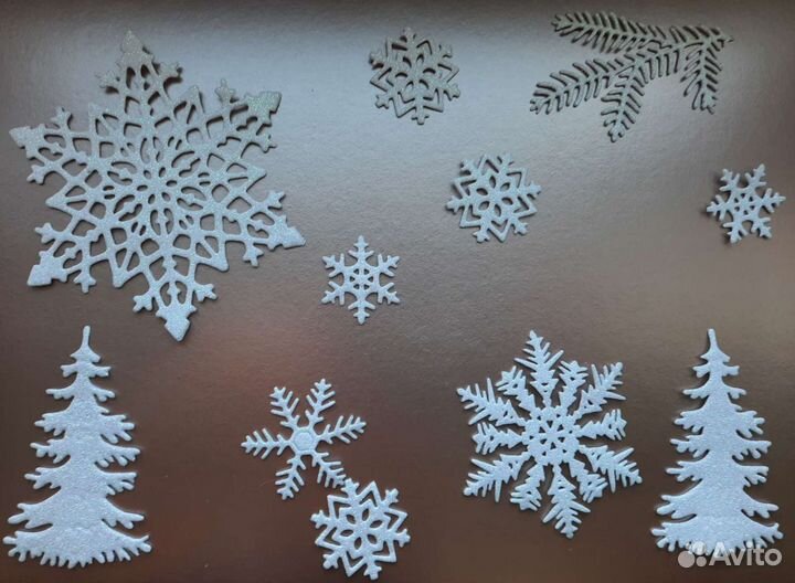 Вырубка для скрапбукинга новогодняя