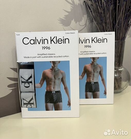 Трусы мужские 3 шт. Calvin Klein бельё (оригинал)